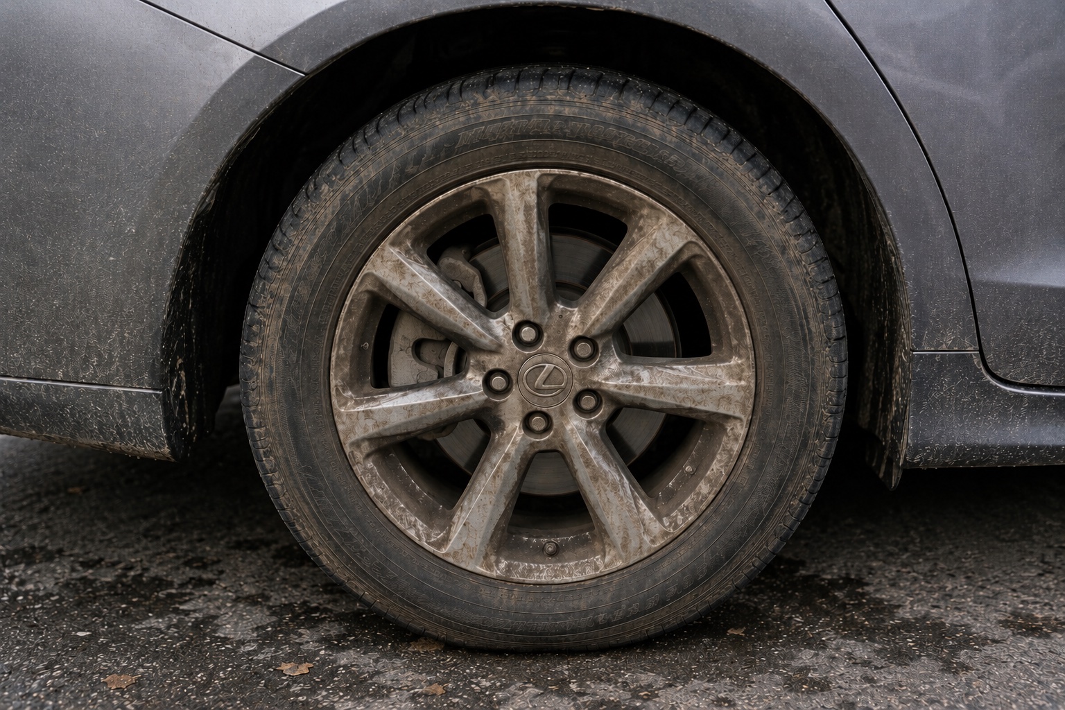 Well and tire cleaning before